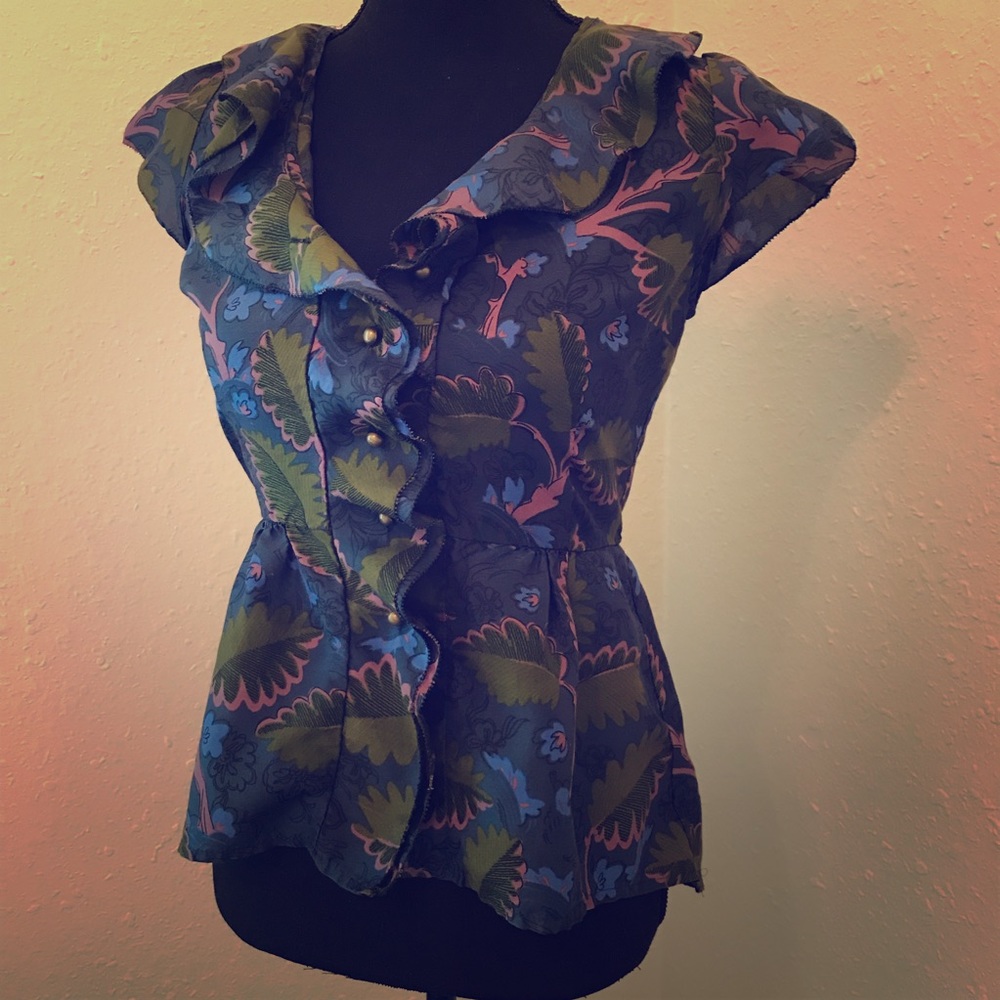 🌸Anthropologie🌸 Vanessa Virginia ruffled blouse